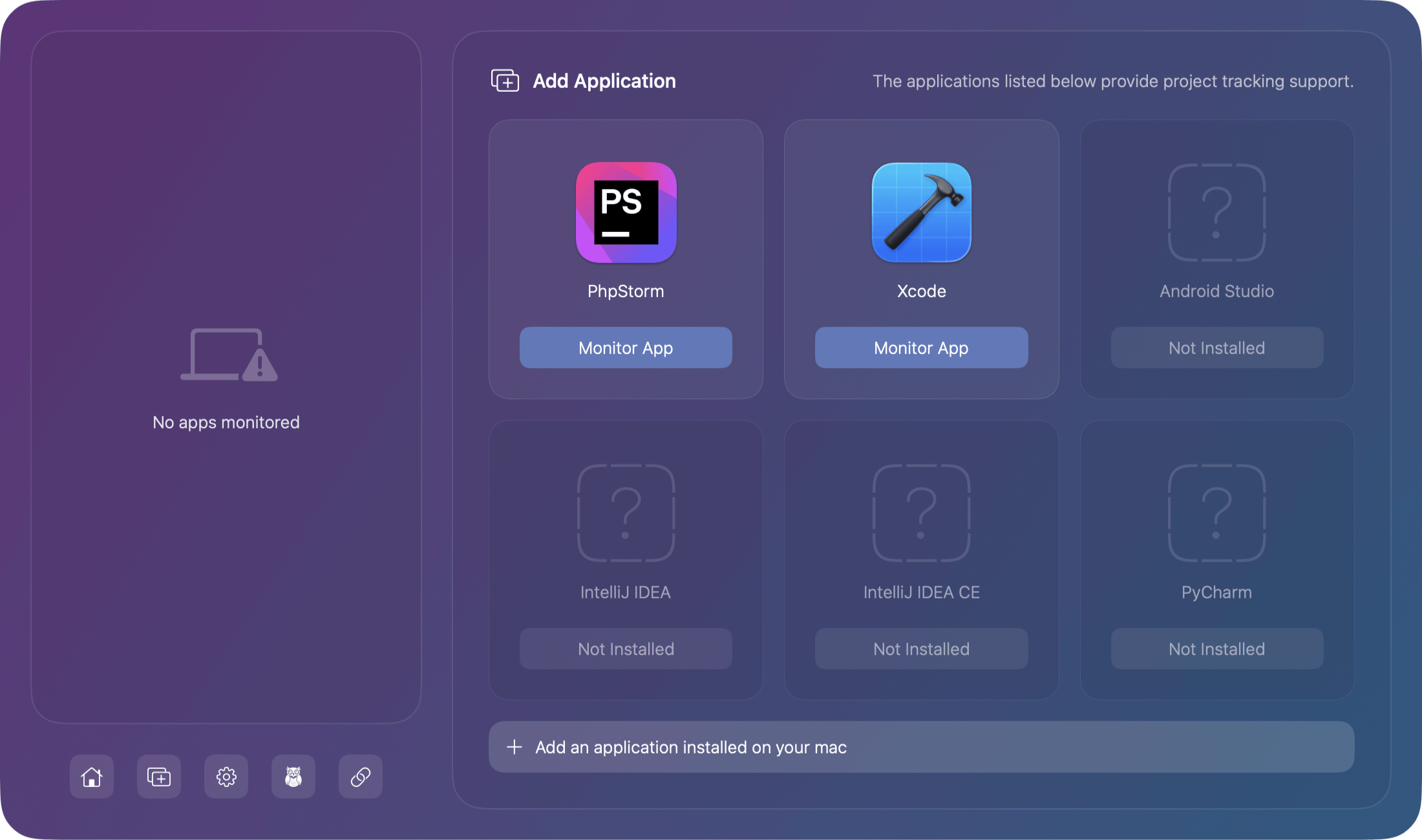 Universal App Tracking